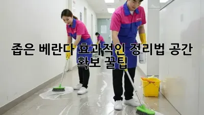 좁은 베란다, 효과적인 정리법: 공간 확보 꿀팁!